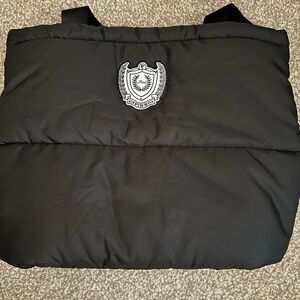 Pink Black Tote Travel Bag